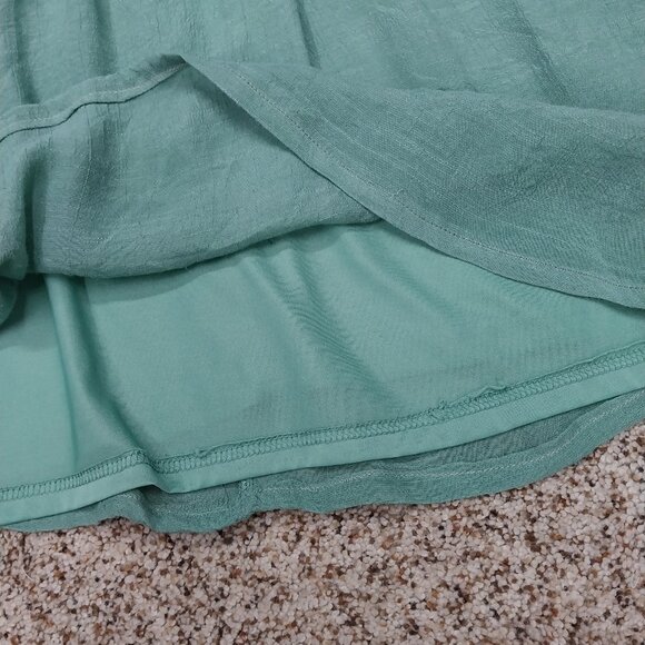 Umgee Green Mini Dress with Floral Embroidery - Picture 4 of 7